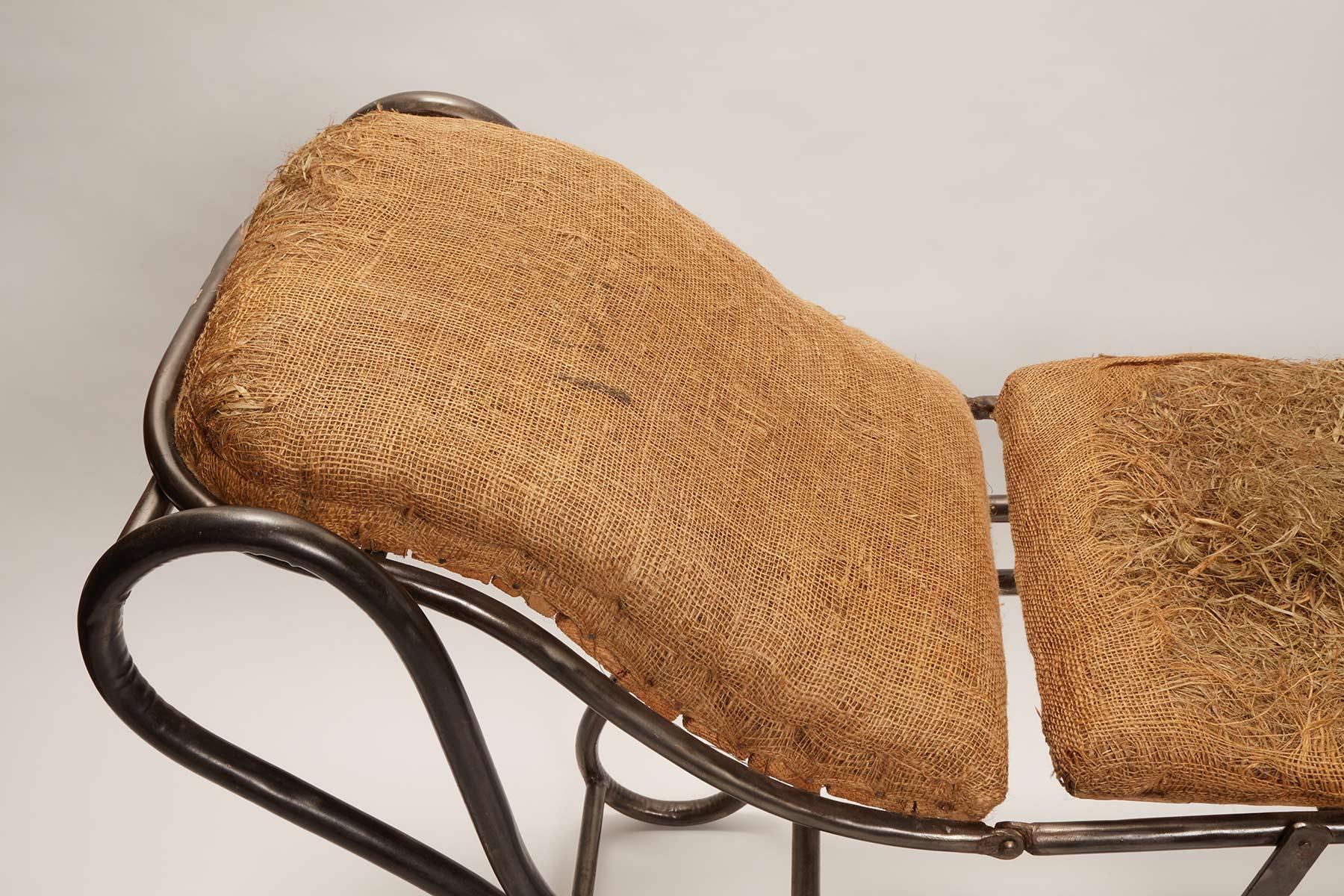 Unusual Example of Design for a Chaise-Longue, France, 1900 For Sale 2