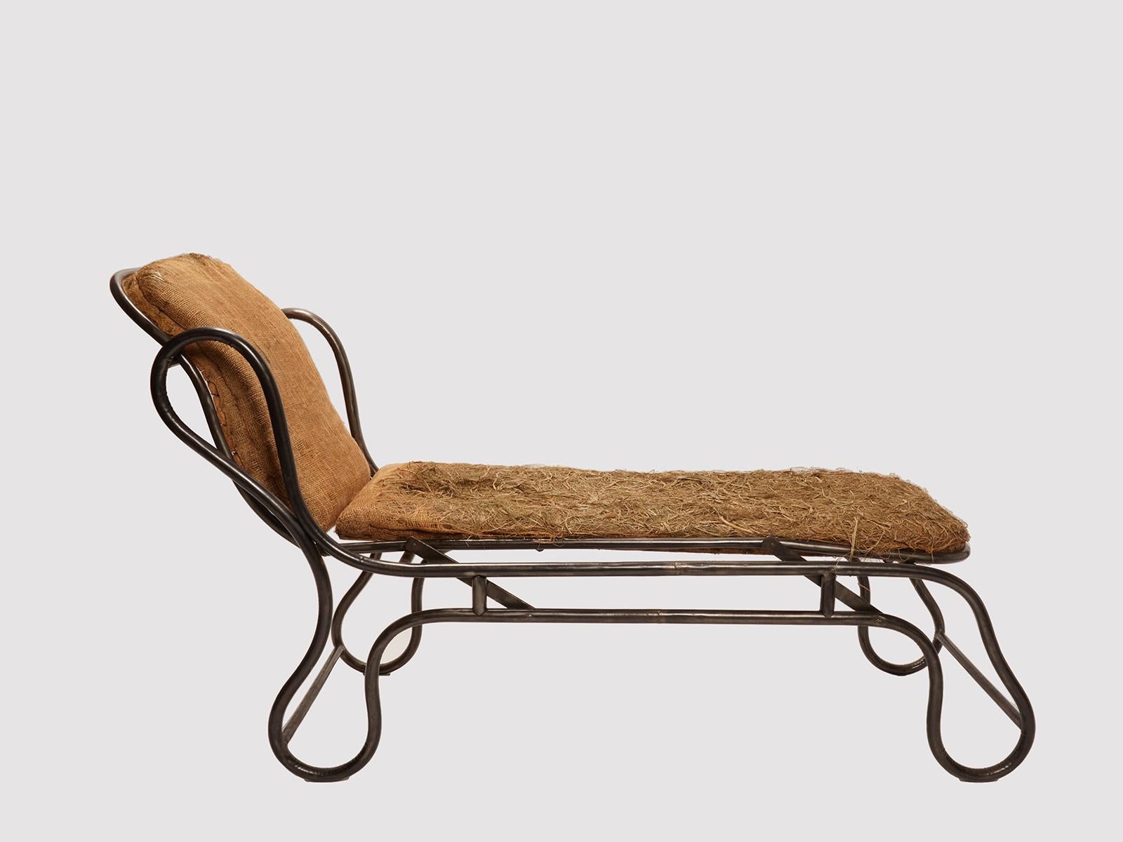Unusual Example of Design for a Chaise-Longue, France, 1900 For Sale 3