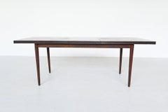 Unusual Extendable Rosewood Dining Table, Denmark, 1960