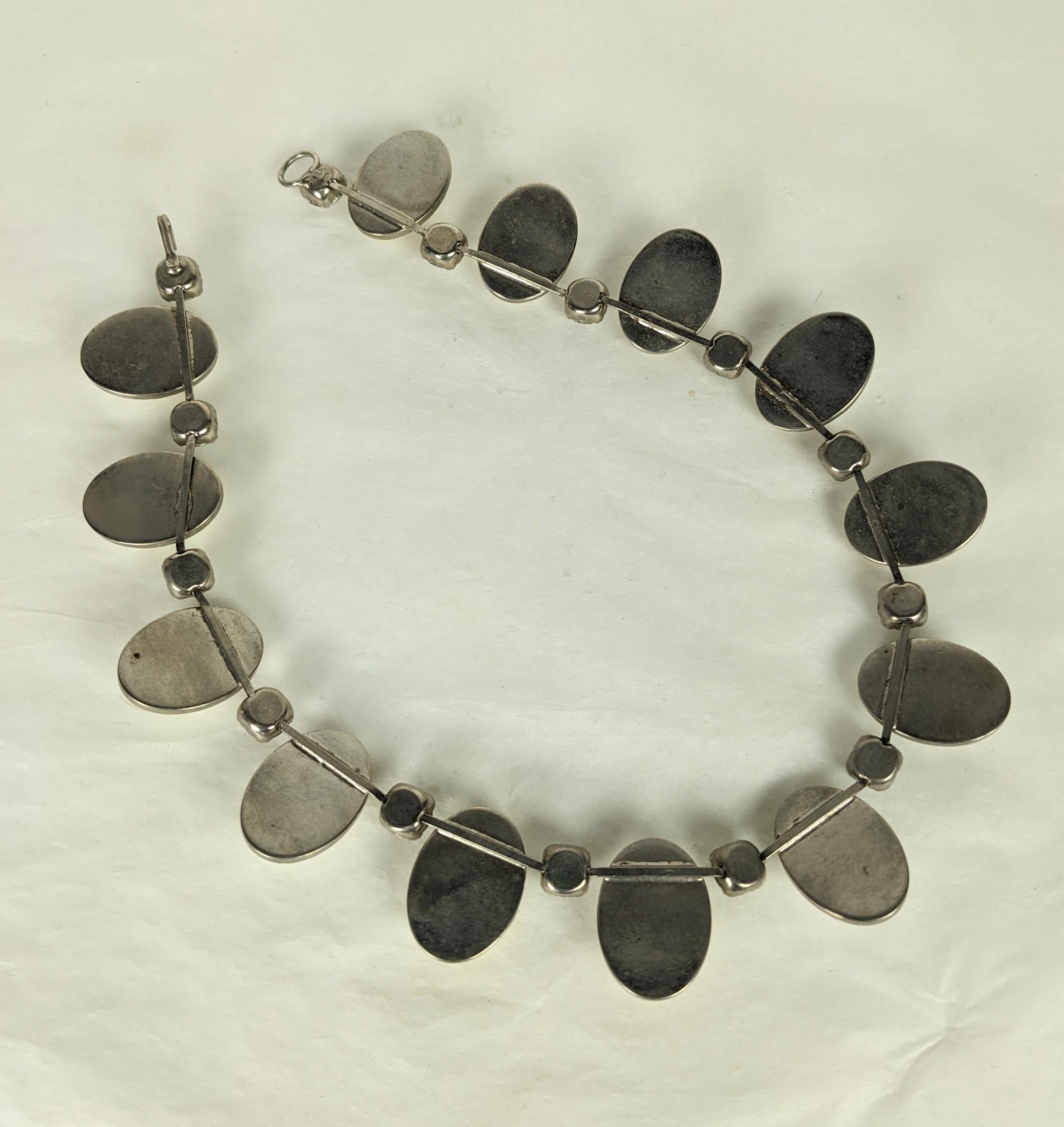 Women's Unusual Faux Pearl Mid Century Collar For Sale