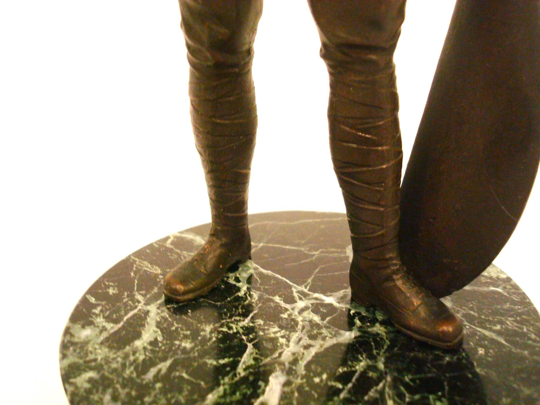 Unusual Figure of a Airplane Pilot  circa 1910´s In Good Condition For Sale In Buenos Aires, Olivos