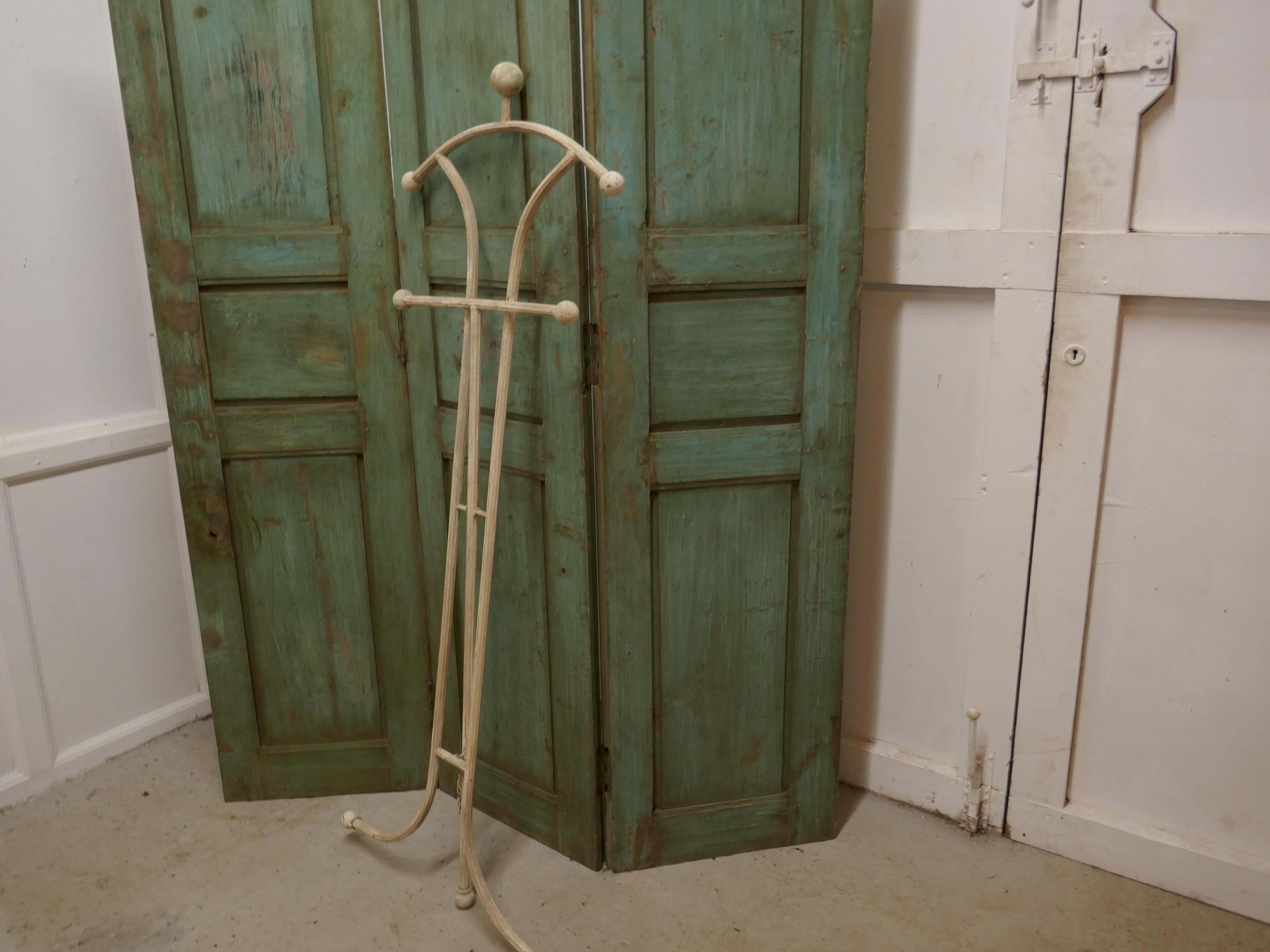Folk Art Unusual Floor Standing Suit Hanger or Dumb Valet For Sale
