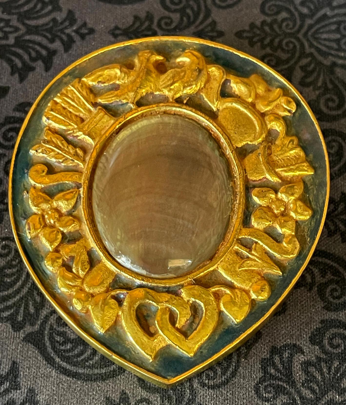 Unusual French Gilt Bronze Box Line Vautrin 3