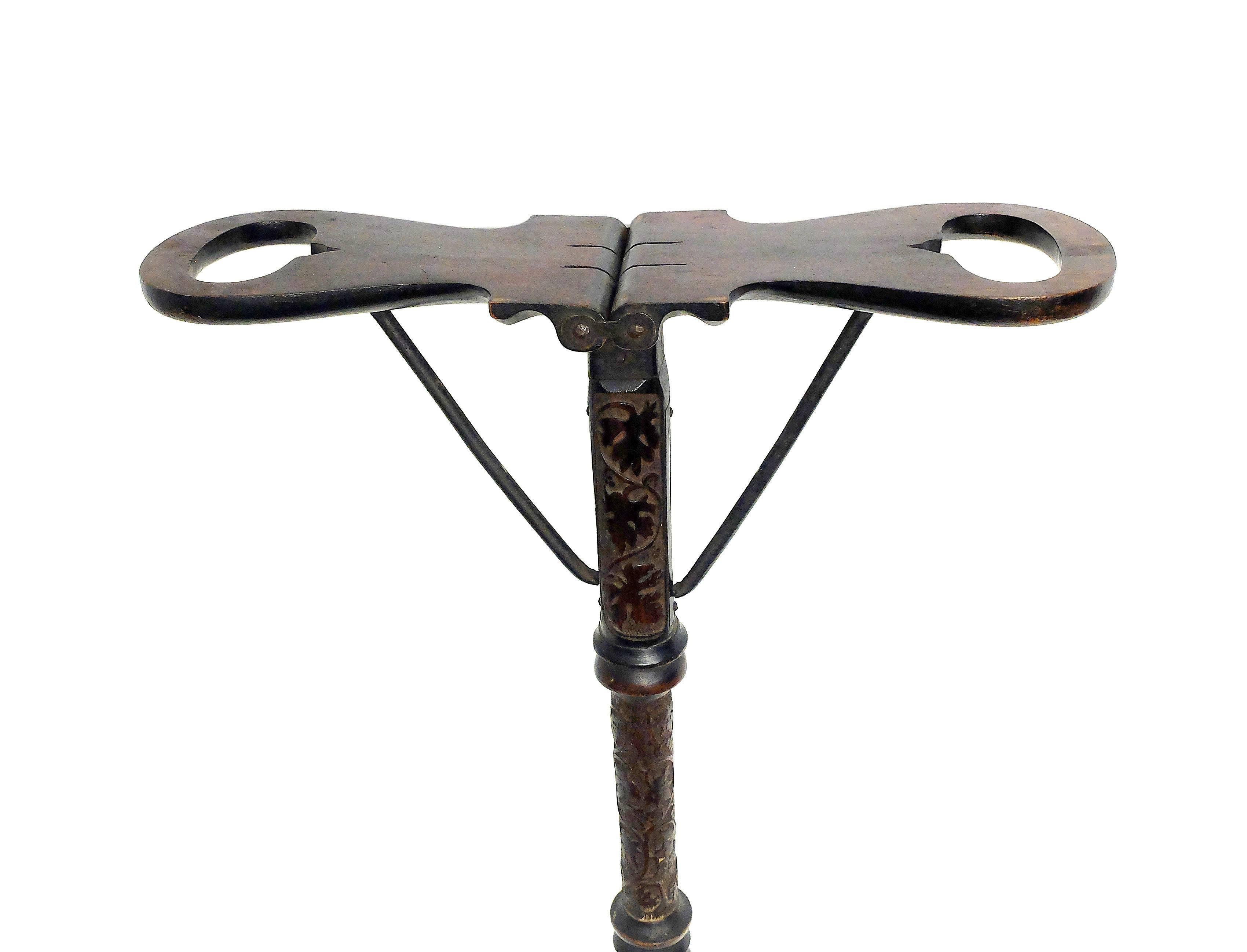 Unusual Gadget Walking Cane, the Seat, Germany, 1880 In Excellent Condition In Milan, IT