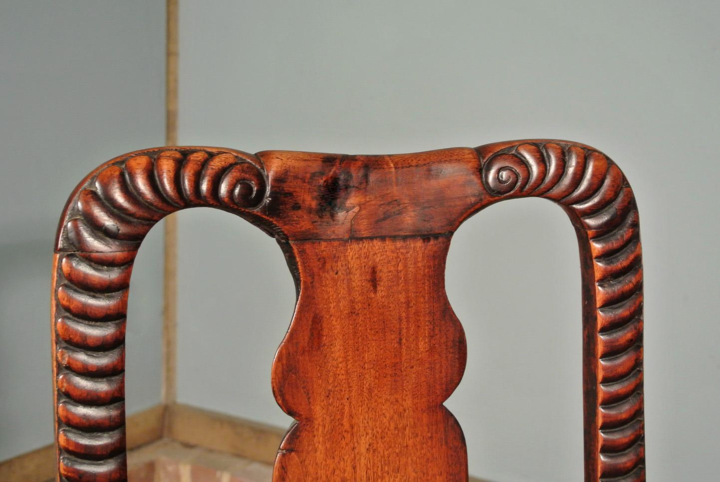 Unusual George I Joined Walnut Side Chair, circa 1720 For Sale 2