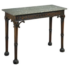 Unusual George II Mahogany Side Table