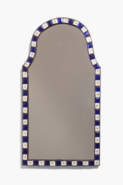 Unusual George III Irish Waterford Glass Mirror