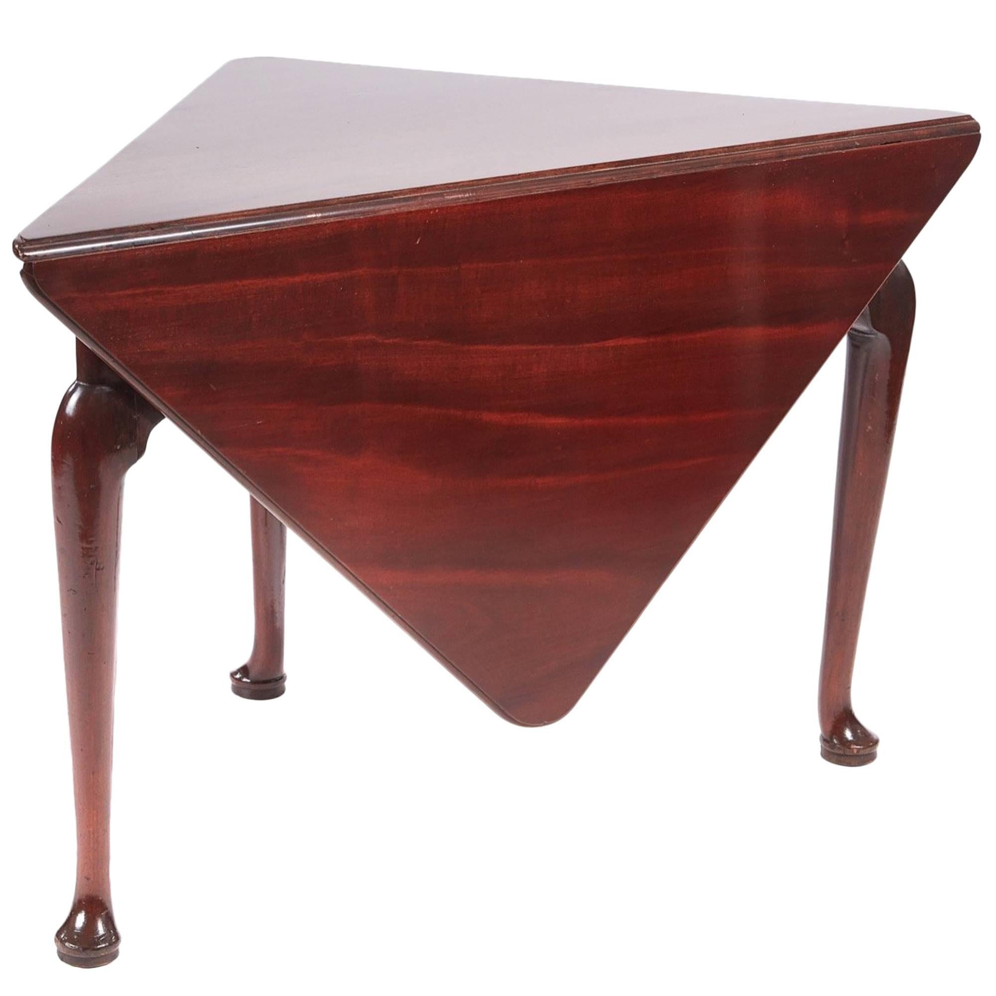 Unusual George III Quality Mahogany Envelope Table