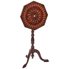 Unusual George III Specimen Tilt-Top Wine Table