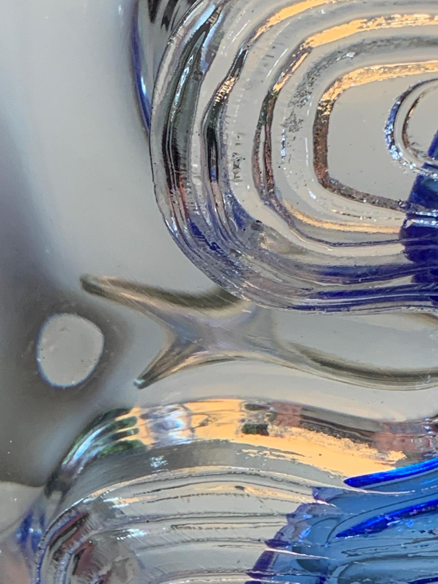 Lámpara de cristal inusual de Daum en venta 3