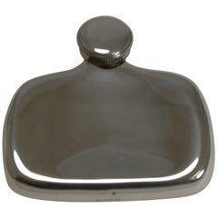 Antique Unusual Hall's Patent Hip Flask by James Dixon and Sons, circa 1885