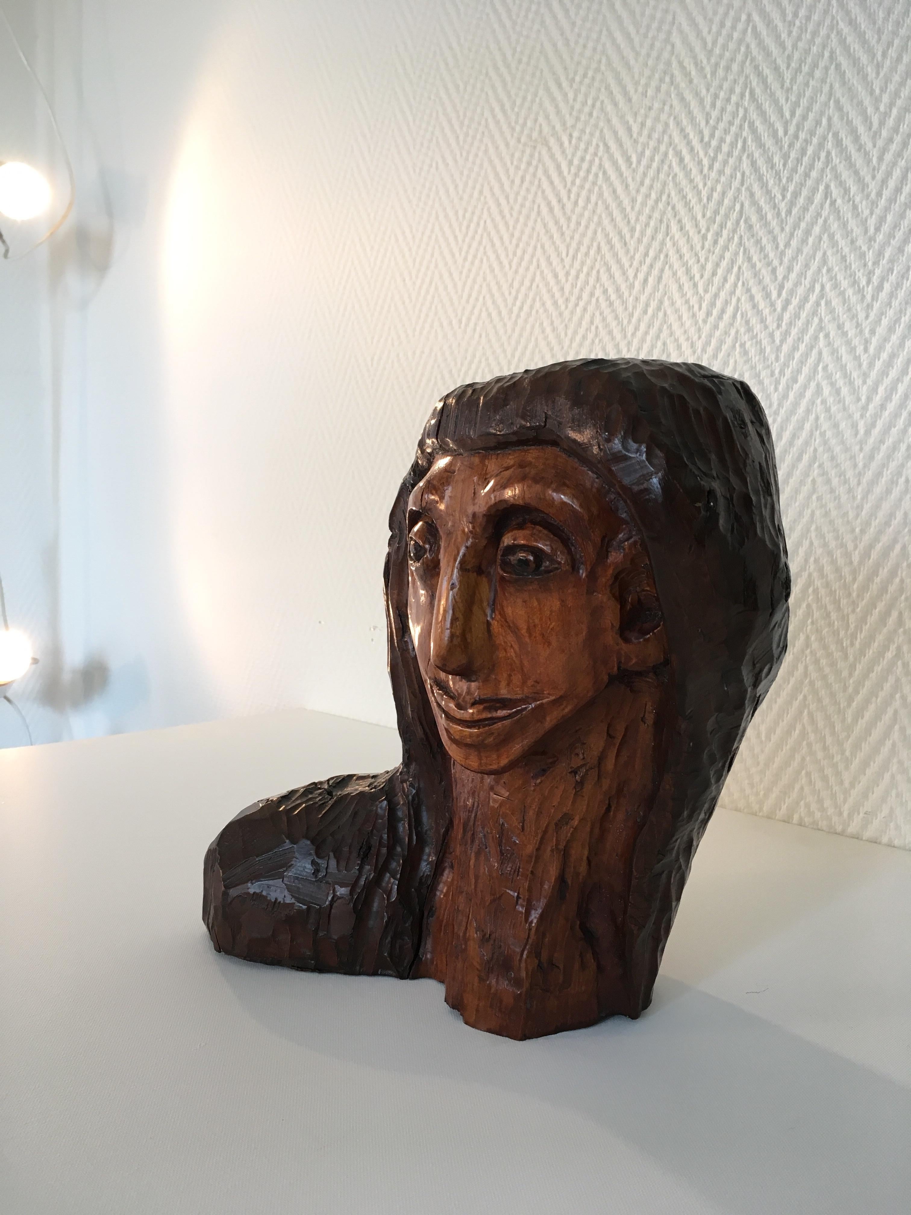 hand carved wooden sculptures for sale