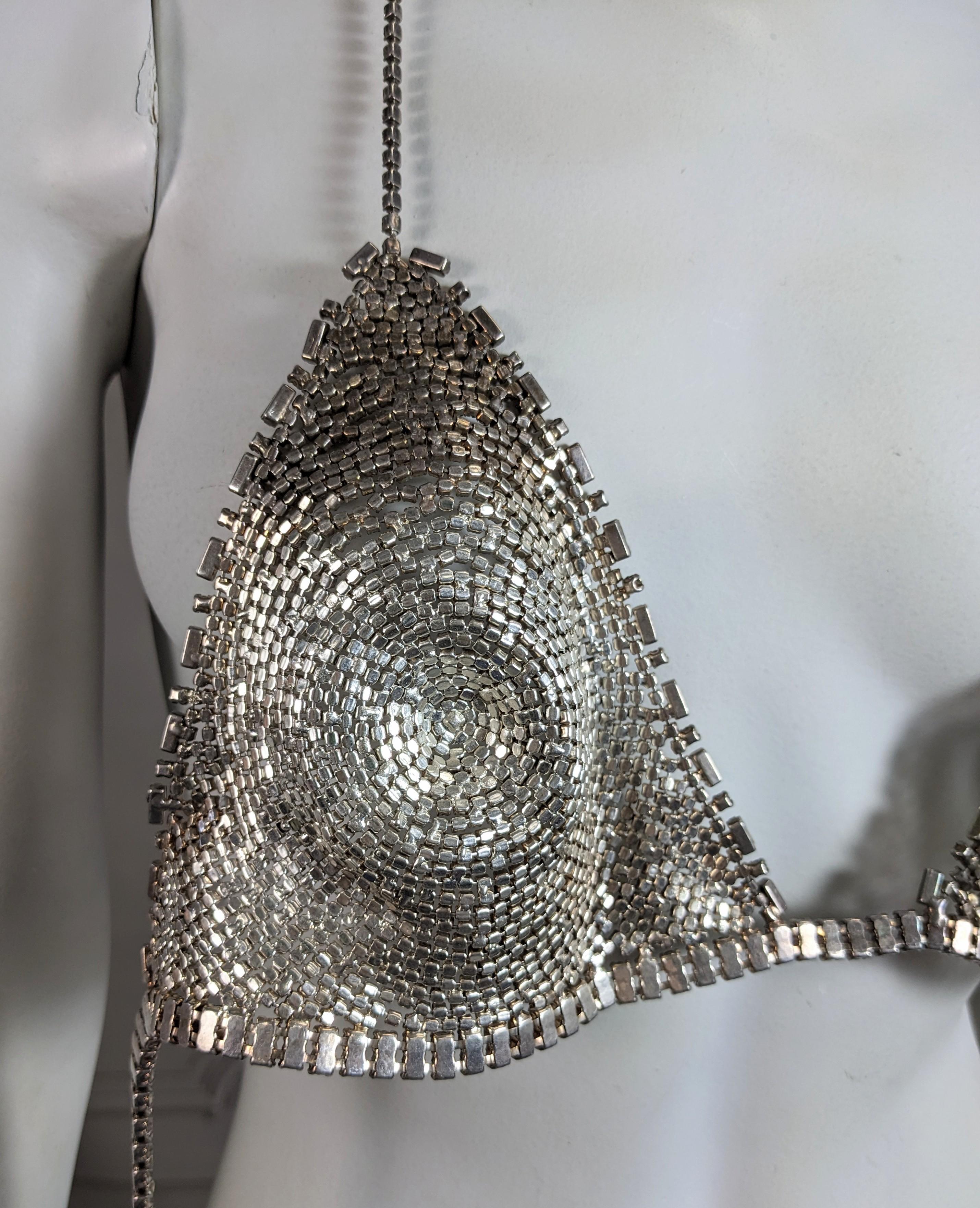 Unusual Handmade Rhinestone Crystal Bra For Sale 7