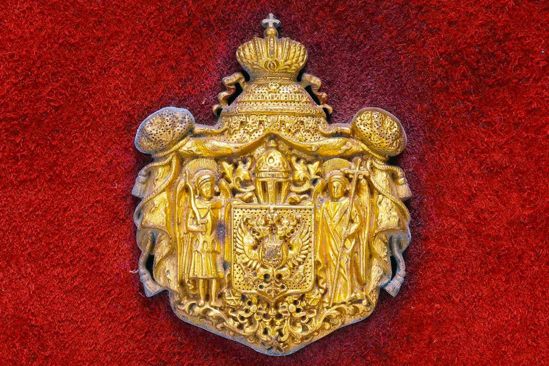 Ungewöhnliches Besteckset mit Schnallenschnalle, hergestellt für den Zar Nikolaus II. in Paris, Frankreich 1896 im Zustand „Gut“ im Angebot in Milan, IT