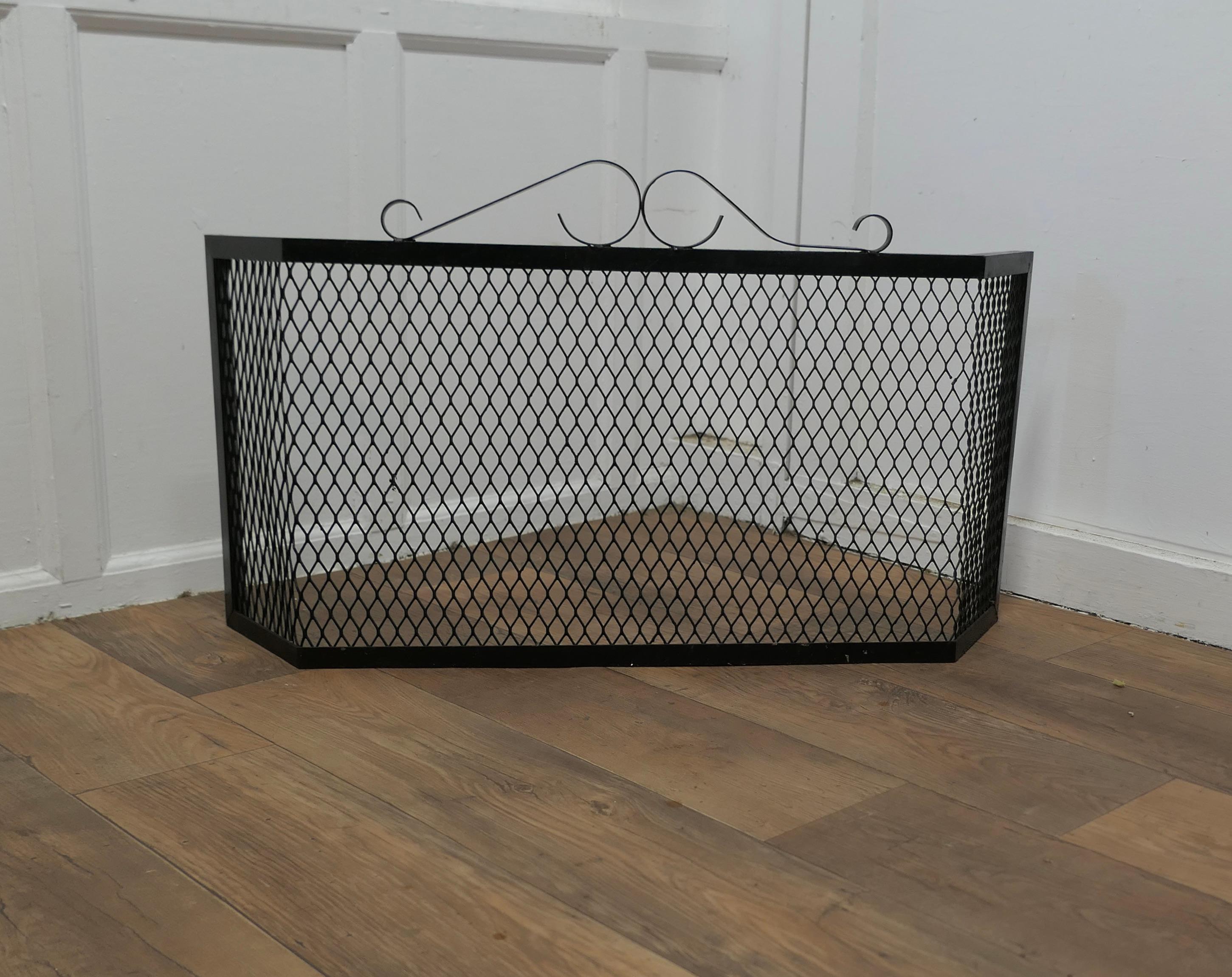 Unusual Heavy Iron Fire Guard   This is an unusual Fireguard  For Sale 1