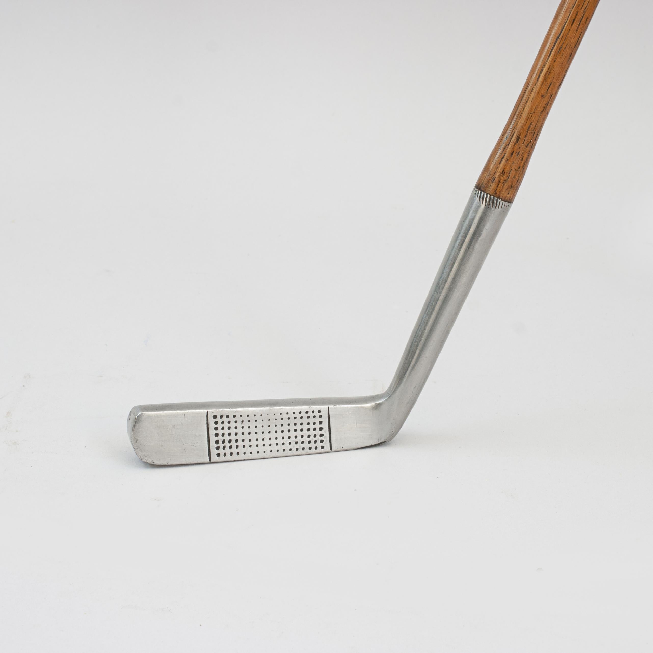 Unusual Hickory Golf Club, Putter For Sale 4