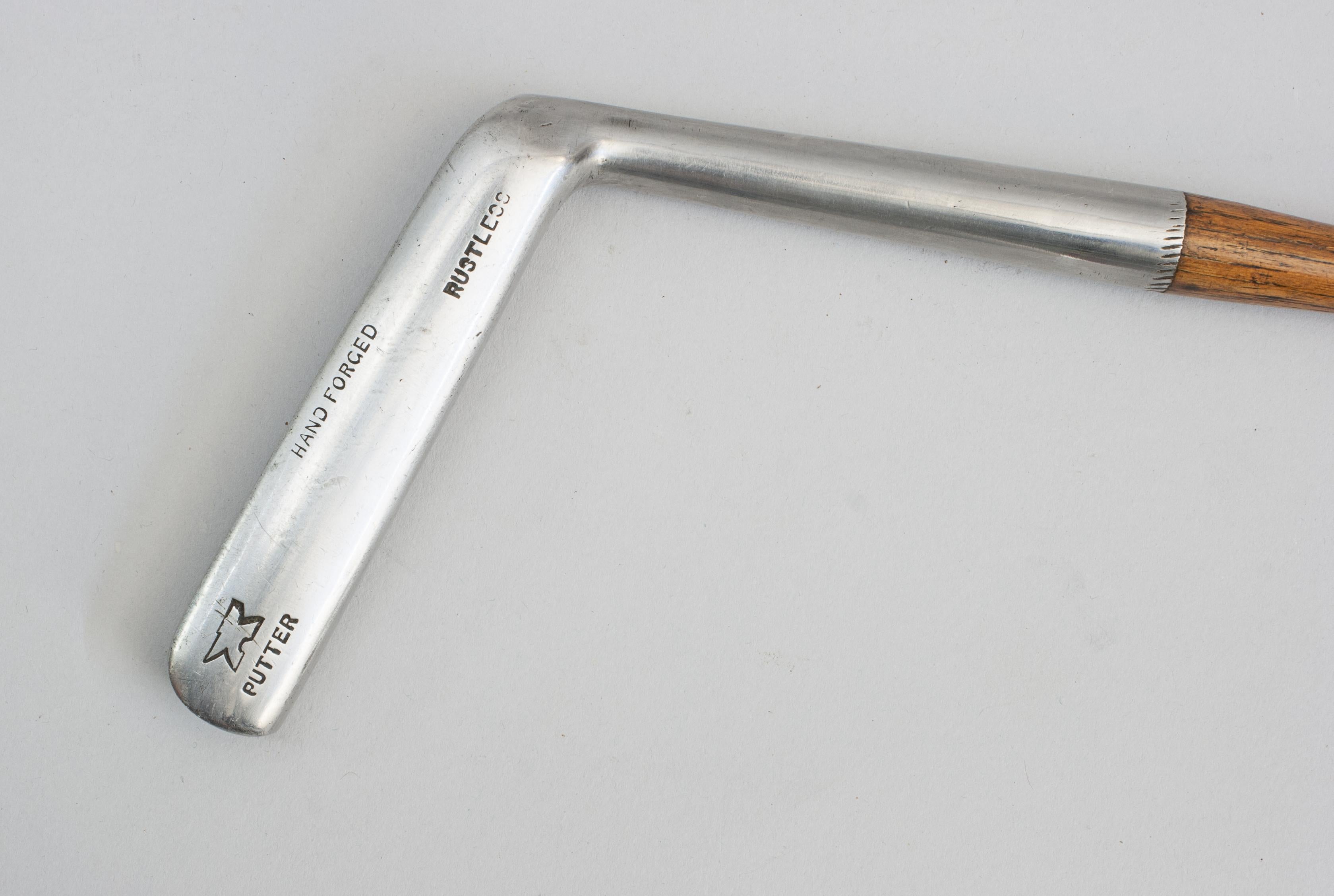 Metal Unusual Hickory Golf Club, Putter For Sale