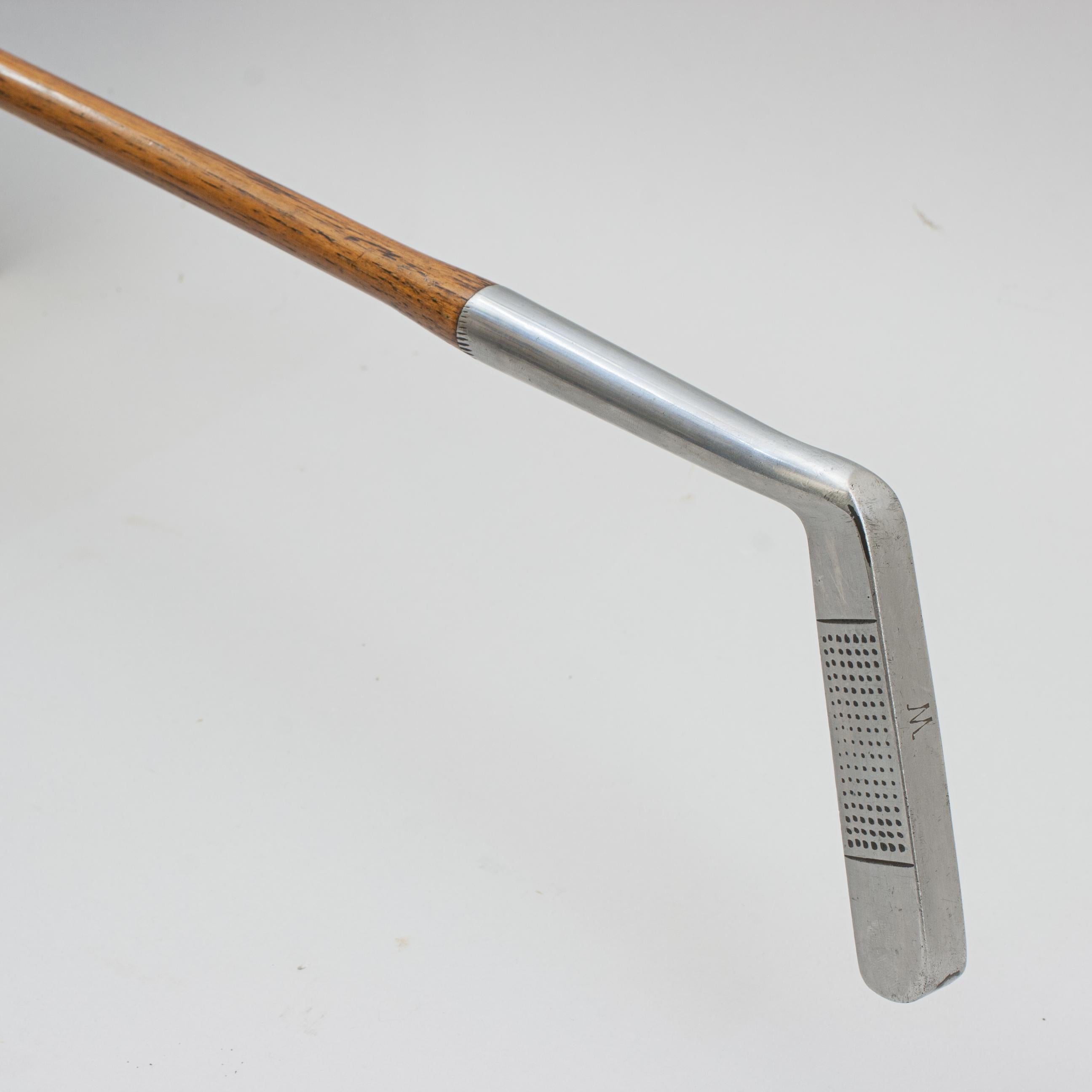 Unusual Hickory Golf Club, Putter For Sale 2