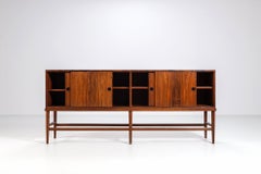 Unusual highboard or sideboard in rosewood Denmark 1967
