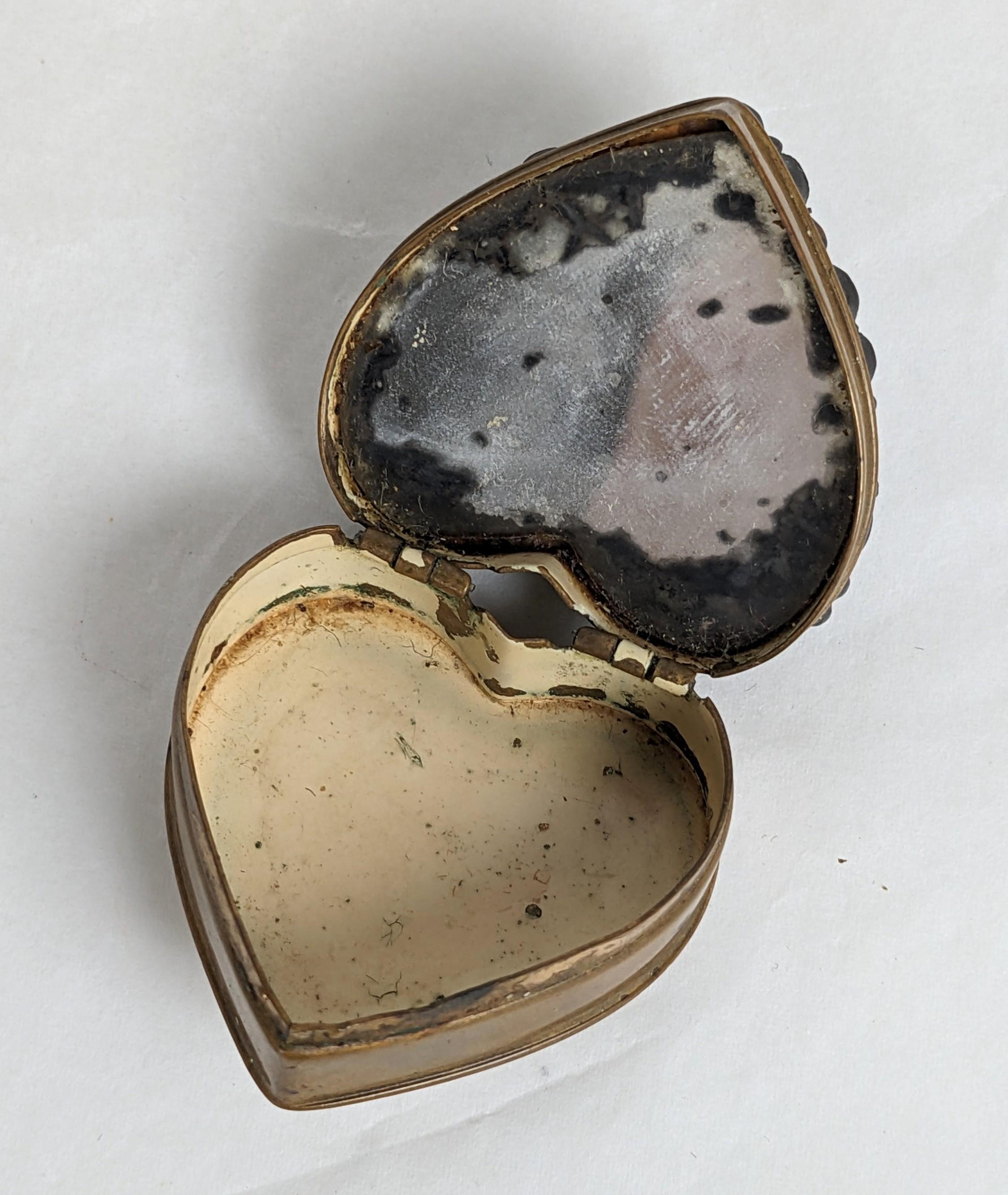 Unusual Hobe Jeweled Heart Box in vendita 1