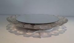 Unusual Illuminating Molded Plastic Mirror, circa 1970