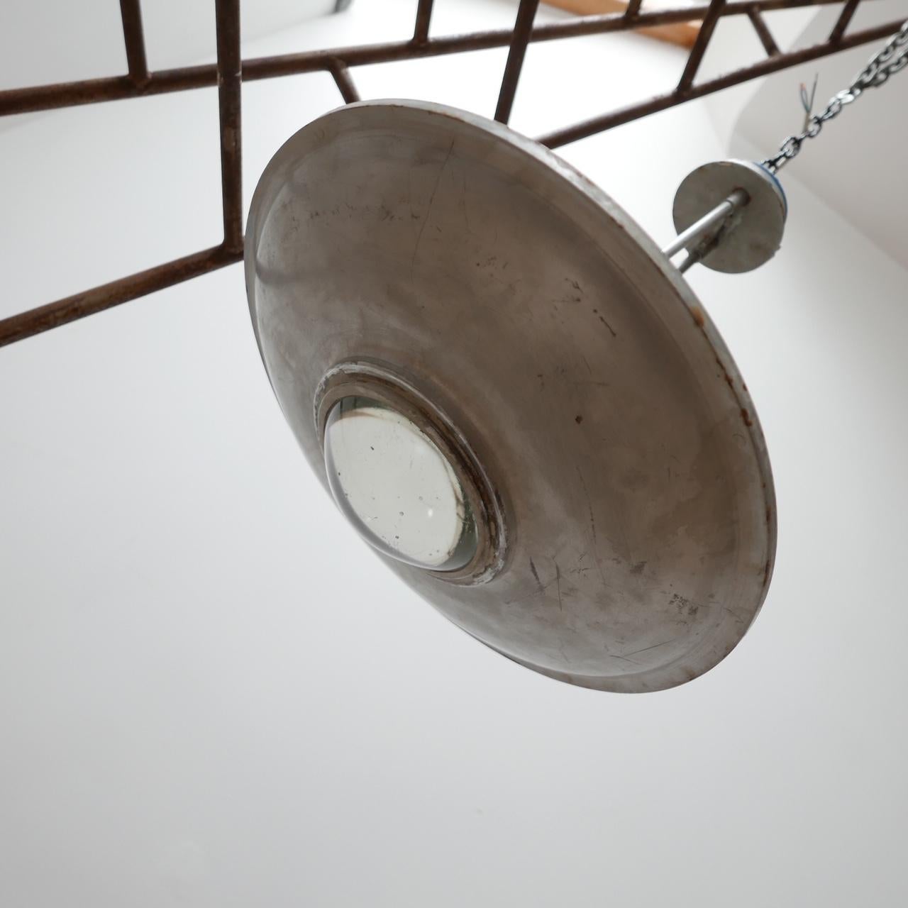 Metal Unusual Industrial Flying Saucer Pendant Lights '3'
