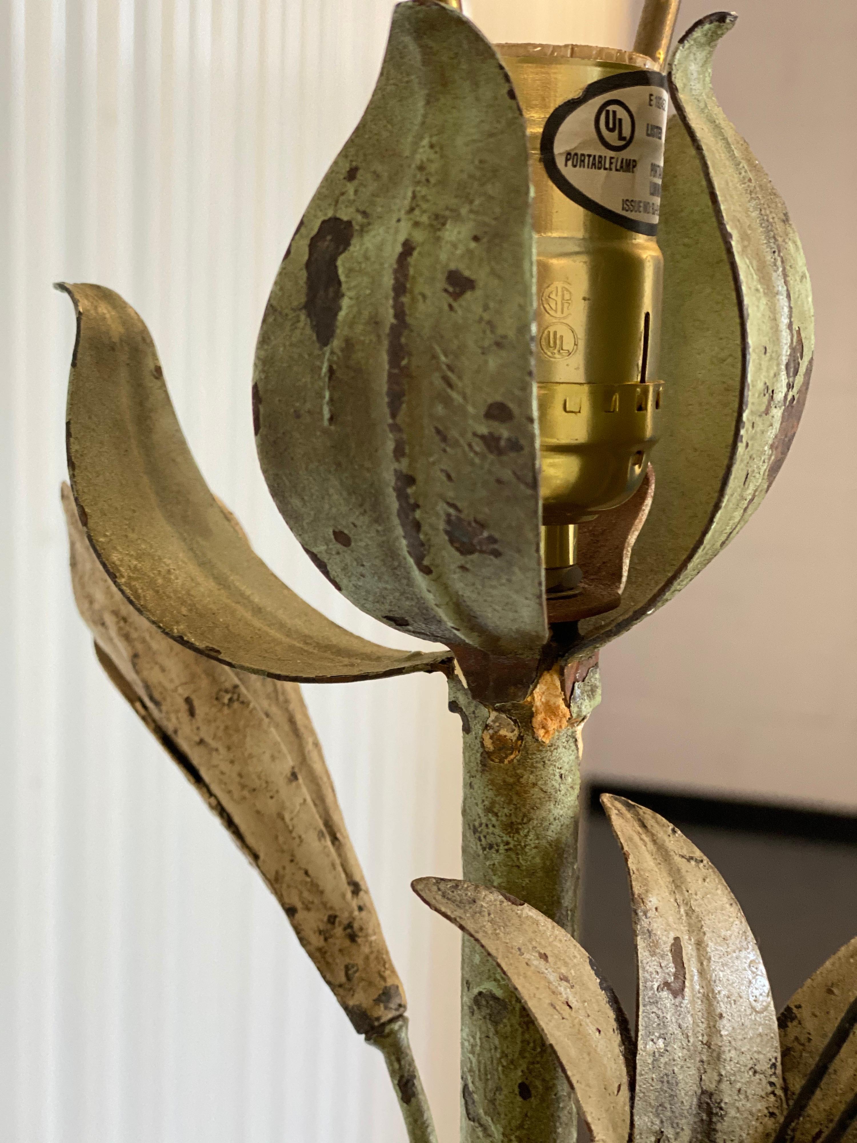 Unusual Iron Lily Standing Lamp 11