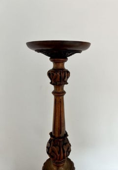 Unusual Italian antique Victorian quality carved walnut stand