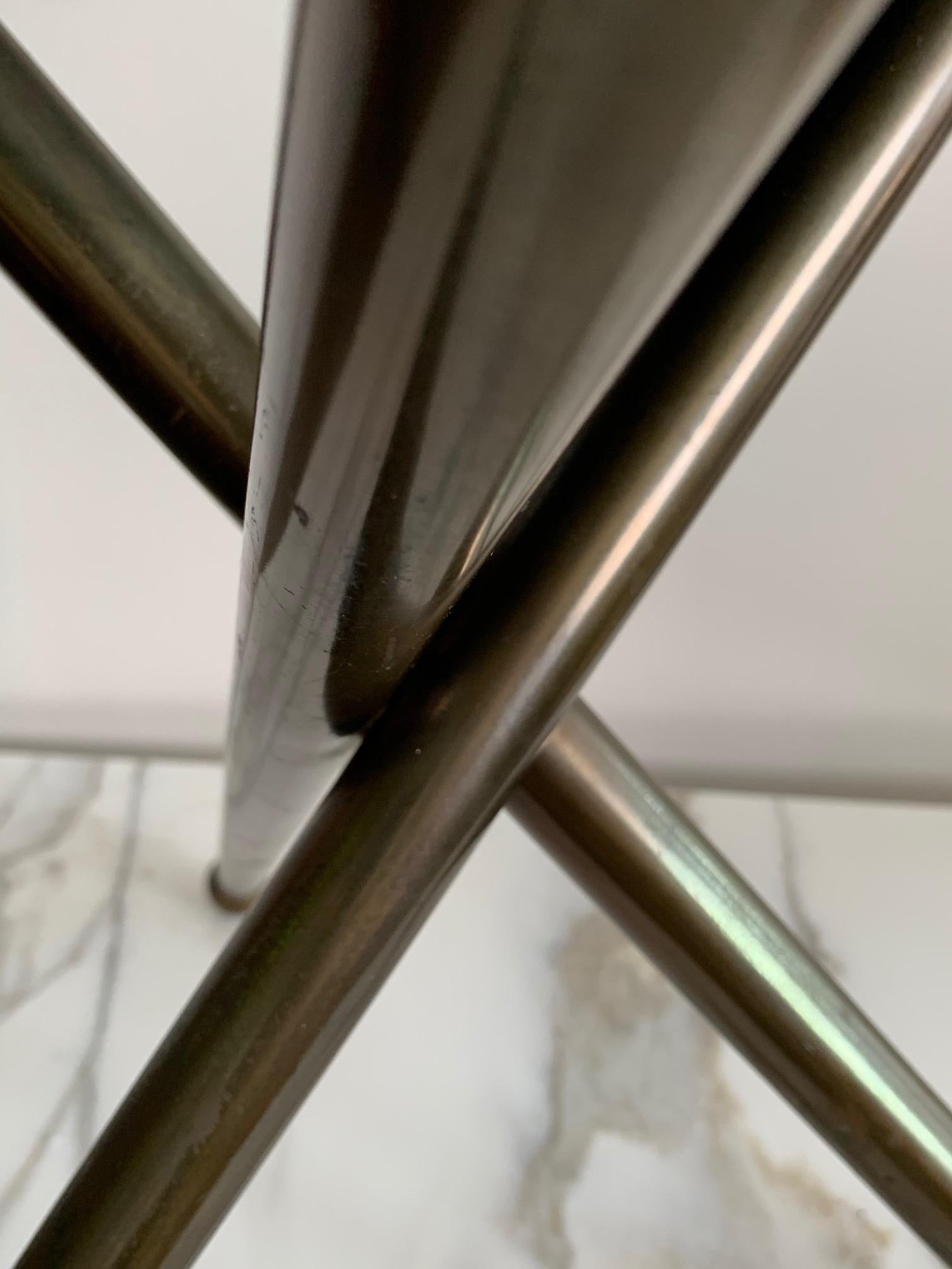 Unusual Italian Tripod Table with a Marble Top 2