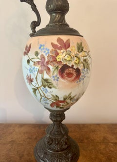 Unusual large antique Victorian ewer