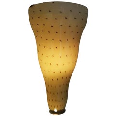 Unusual Large Murano Glass Sconce on Iron Frame, 1950s