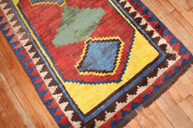 Unusual Late 19th Century Antique Persian Gabbeh Rug For Sale at 1stDibs