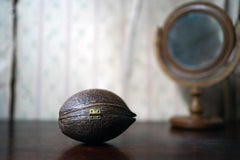 Unusual Late 19thC Coconut Box