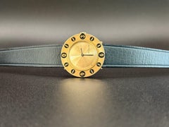 Unusual Lecoultre Disco Volante Watch in 14K Gold