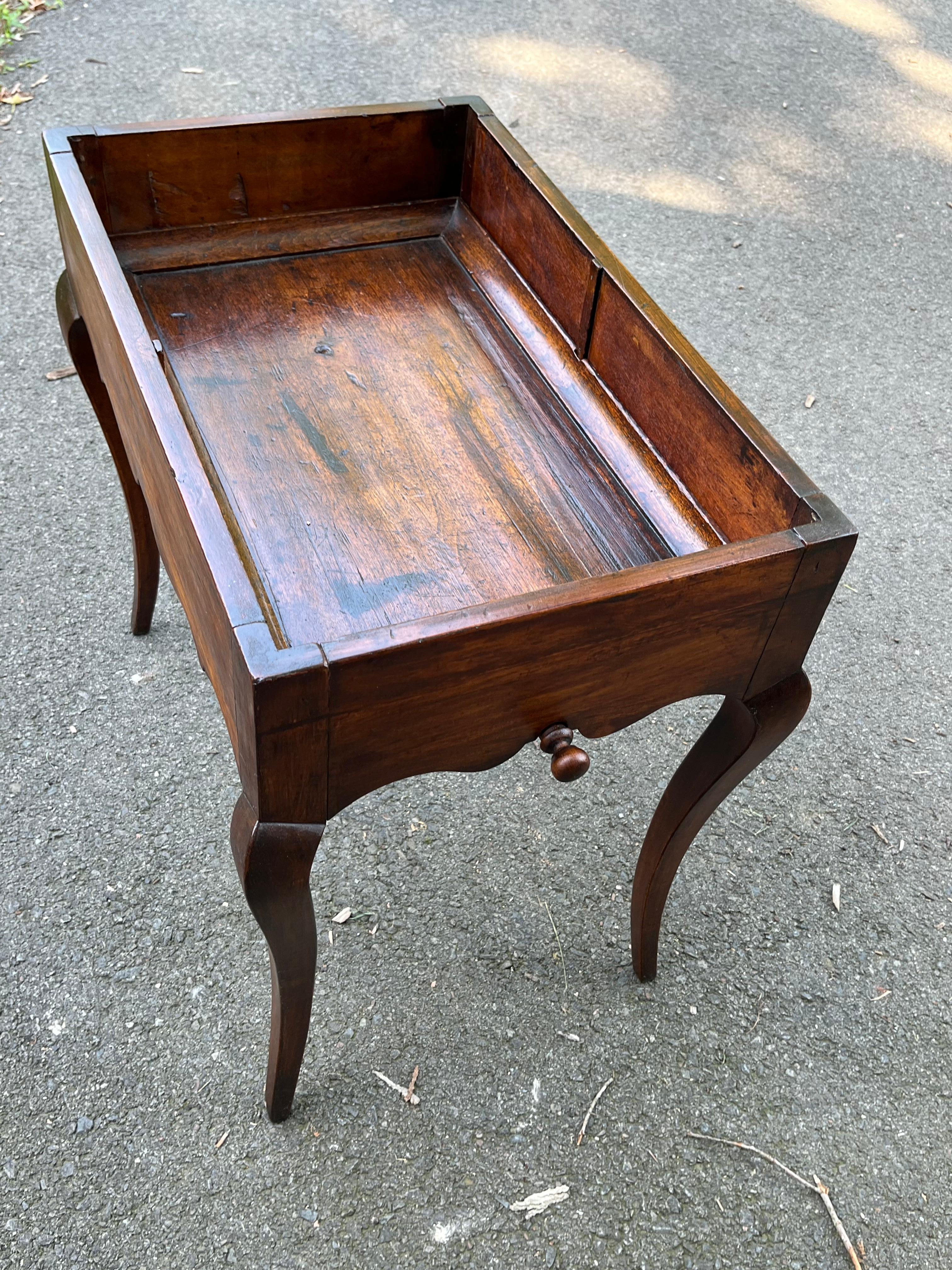 Fruitwood Unusual Louis XV Side Table, 18th Century For Sale