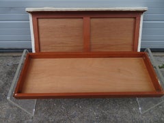 Unusual Lucite Piano Bench Mid-Century Modern