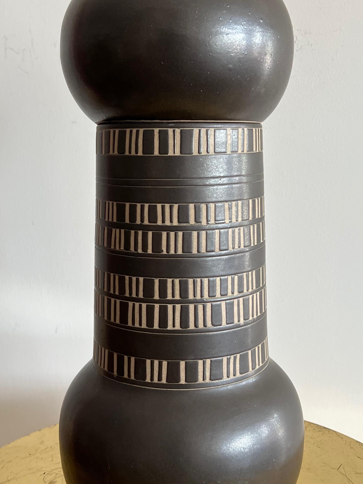 Unusual Martz Table Lamp In Good Condition For Sale In St.Petersburg, FL
