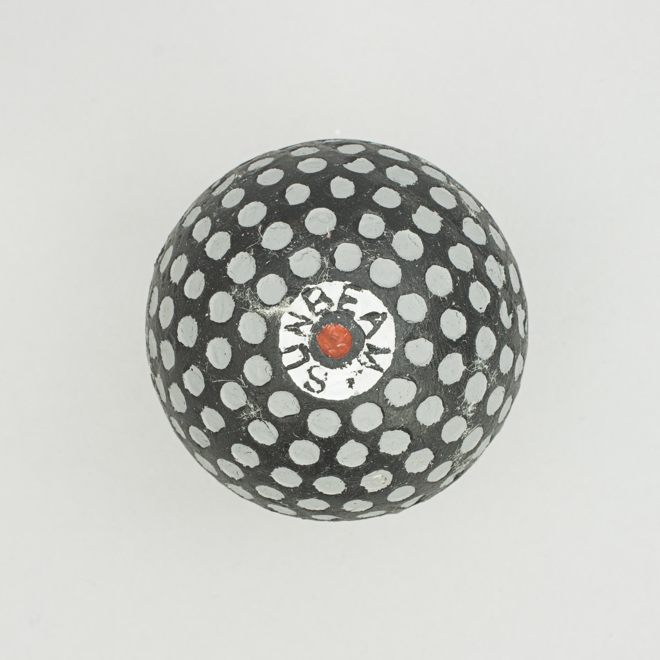 Early 20th Century Unusual Mesh Pattern Golf Ball 'Durable', 1920s