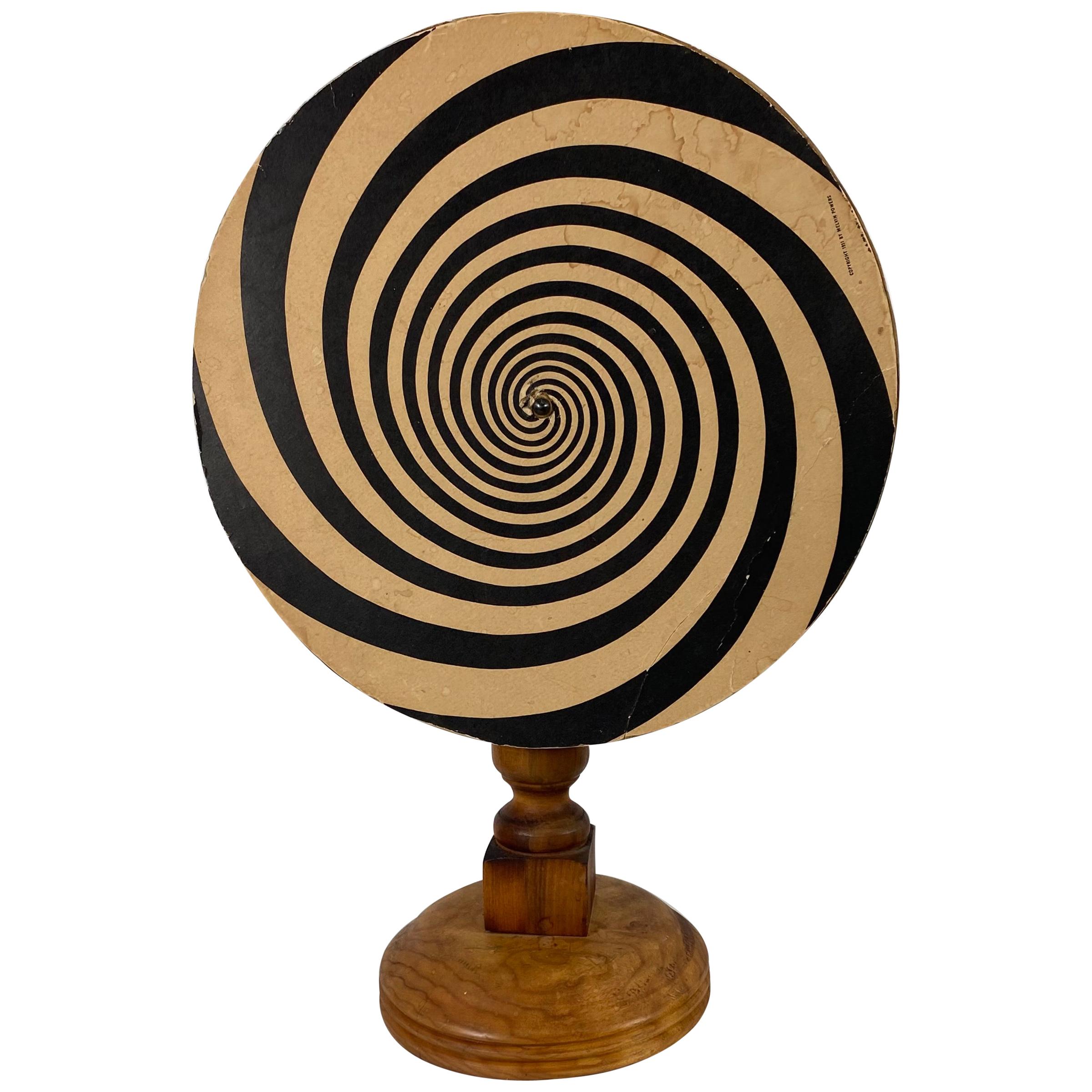 Unusual Mesmerizing Hand Built Hypnotic Wheel, by Melvin Powers, 1951 For Sale