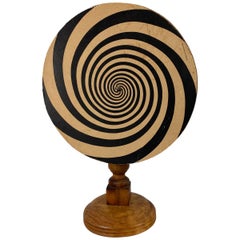 Ungewöhnliches, faszinierendes, handgefertigtes hypnotisches Rad, von Melvin Powers, 1951