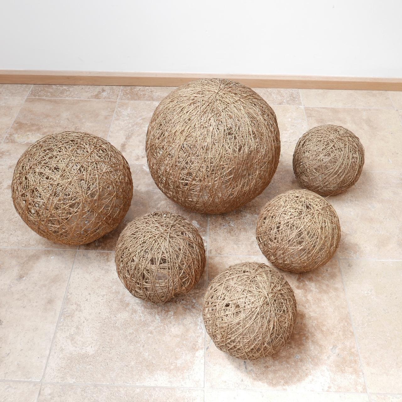 Unusual Midcentury Decorative Ball Collection For Sale 1