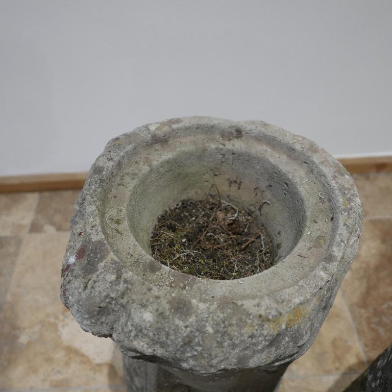 Unusual Midcentury Garden Face Urns or Planters at 1stDibs unusual