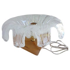 Unusual Mid-Century Modern Murano Glass Table / Shelf Light 1950s Italy