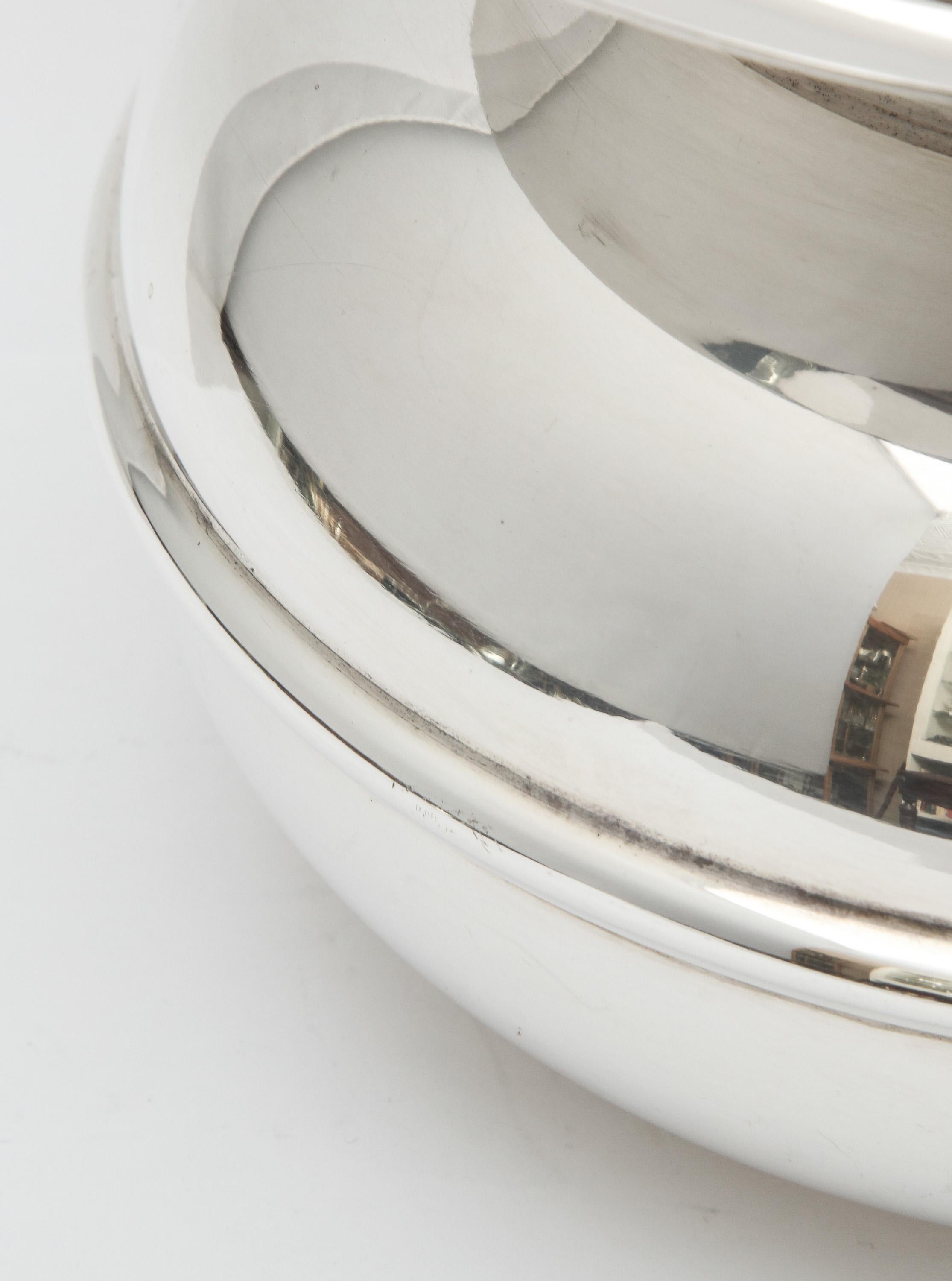 Mid-20th Century Unusual Mid-Century Sterling Silver Spittoon by Tiffany & Co. 