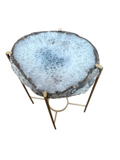 Unusual Modern Handcrafted Drinks Table.
