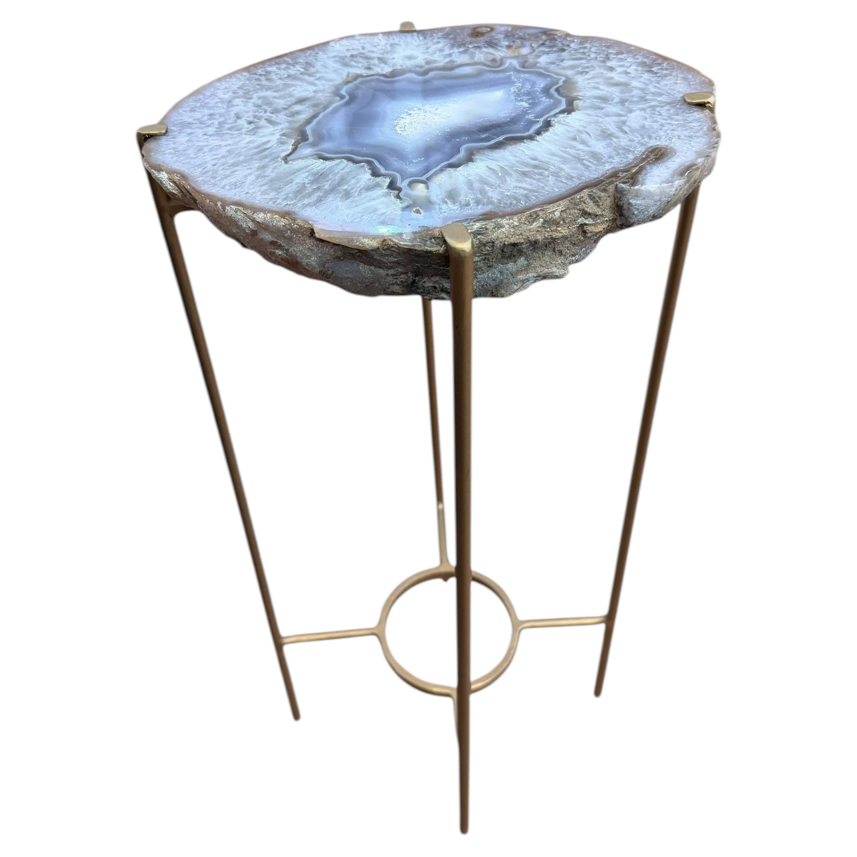 Unusual Modern Handcrafted Drinks Table. For Sale