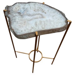 Unusual Modern Handcrafted Drinks Table.