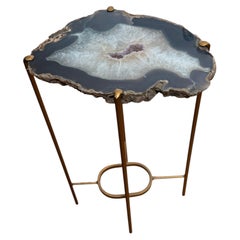 Unusual Modern Handcrafted Drinks Table.