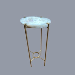 Unusual Modern Handcrafted Geode Drink Table