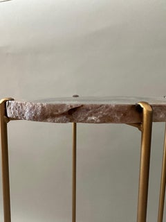 Unusual Modern Handcrafted Geode Drinks Table